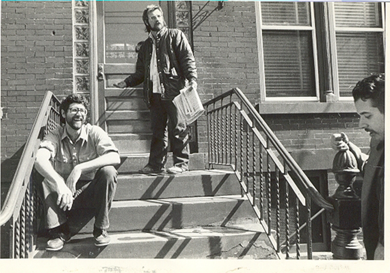 Cope, Andy Clausen, and James Ruggia, Hoboken  (1983) photo by Sharon Guynup)